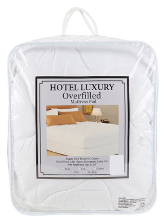 Thumbnail 1: Hotel Luxury King Size Overfilled Mattress Pad 