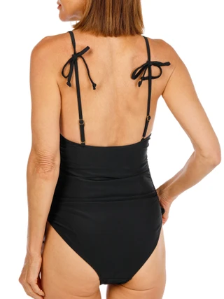 Thumbnail 2: Cyn & Luca Juniors Side Tie One Piece Swimsuit 