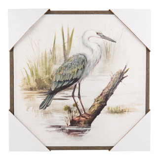 Thumbnail 1: Masterpiece Studios 20x20 Linen Seabird Wall Art 