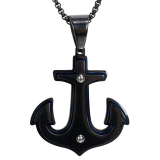 Thumbnail 2: AMERICAN EXCHANGE Anchor Pendant Necklace 