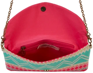 Thumbnail 3: America & Beyond Rising Sun Clutch Handbag 