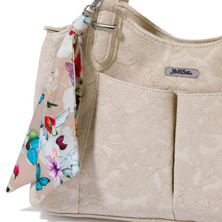 Thumbnail 2: MULTISAC Dawson Shopper Tote with Scarf 