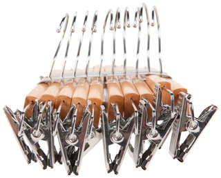 Thumbnail 1: Perry Ellis 10 Pk Wood Pants Hangers 