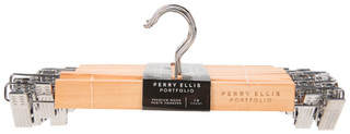 Thumbnail 3: Perry Ellis 10 Pk Wood Pants Hangers 