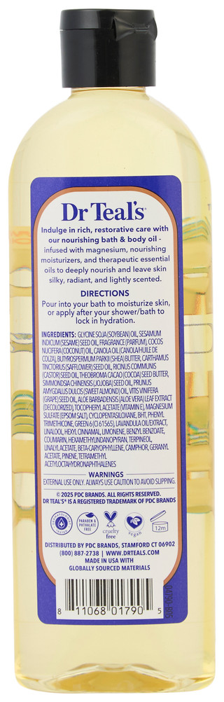 Thumbnail 2: Dr Teals Nourish & Protect Coconut Oil Bath & Body Oil - 8.8 oz 