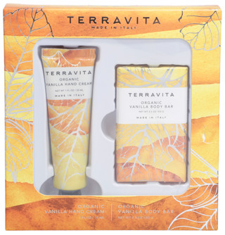 Thumbnail 1: SECONDARY 2‑Piece Vanilla Hand Cream & Body Bar Set 