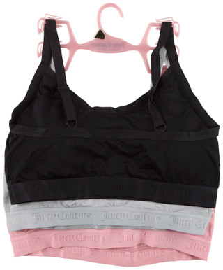 Thumbnail 2: Juicy Couture Plus 3 Pk Seamless Logo Strap Bras 