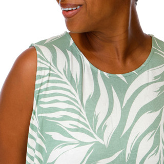 Thumbnail 2: HARLOW & ROSE Women's Plus Sleeveless Swing Dress 