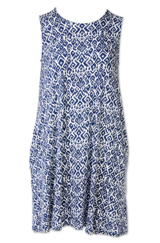 Thumbnail 1: HARLOW & ROSE Women's Plus Sleeveless Swing Dress 