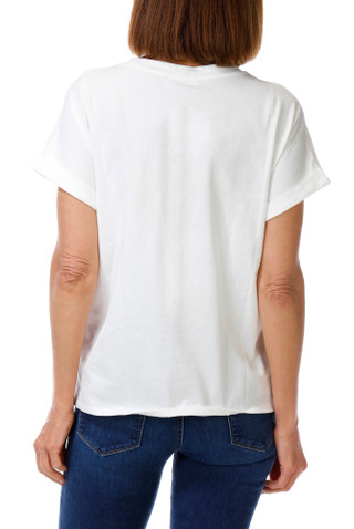Thumbnail 2: Exclusive One Women's Short Sleeve Laser Cut Top 