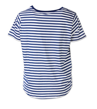 Thumbnail 3: Club 76 Women's Plus Embroidered Americana Striped Top 