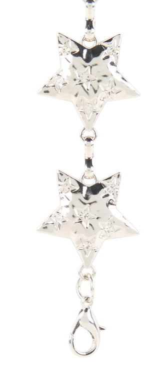 Thumbnail 2: TWELVE Silver Star Chain Belt 