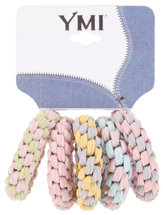 Thumbnail 1: YMI 5 Pk Woven Hair Ties 