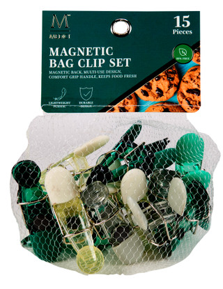 Thumbnail 1: CORE KITCHEN 15 Pc Magnetic Bag Clip Set 