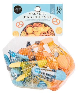 Thumbnail 1: CORE KITCHEN 15 Pc Magnetic Bag Clip Set 