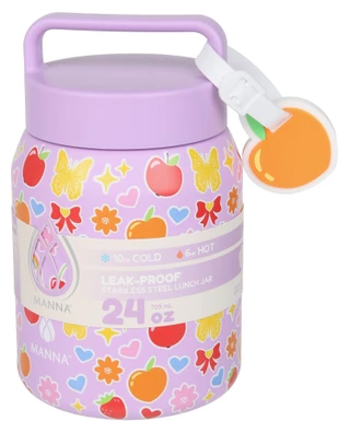 Thumbnail 1: Manna 24 oz Leak-Proof Stainless Steel Buddy Food Jar 