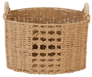Thumbnail 2: 15x11.5x10 Woven Basket w/ Handles 