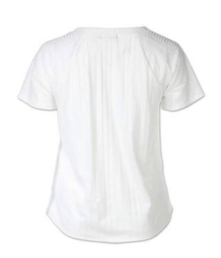 Thumbnail 3: Cure Women's Plus Ribbed Button Shoulder Top 