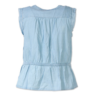 Thumbnail 2: Kate Park Women's Plus Button Down Tie Waist Top 