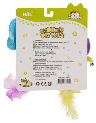 Thumbnail 2: Hal 5 Pk Spring Smoochy Pet Pals Cat Toys 