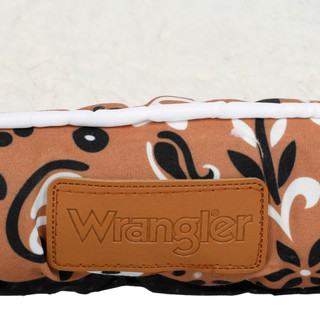 Thumbnail 2: Wrangler 24x18 Cuddler Bed for Pets w/ Paisley Design 