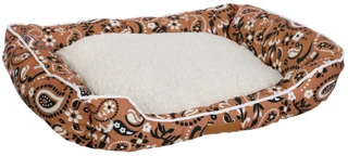 Thumbnail 1: Wrangler 24x18 Cuddler Bed for Pets w/ Paisley Design 