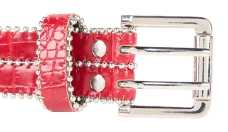 Thumbnail 2: TWELVE Star Studded Leather Belt 