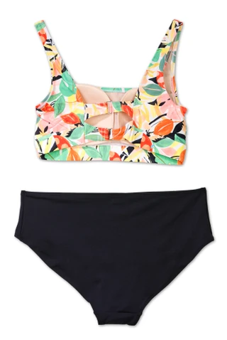 Thumbnail 2: Kona Sol Women's Plus Tropical 2 Pc Swimsuit 