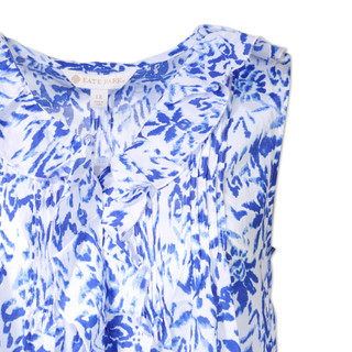Thumbnail 2: Kate Park Women's Plus Ruffled Button Down Voile Top 