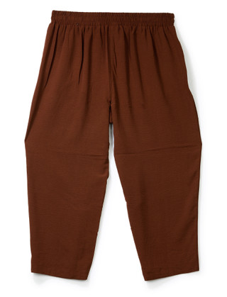 Thumbnail 3: Soho Apparel Women's Plus Wide Leg Pants with Faux Belt 