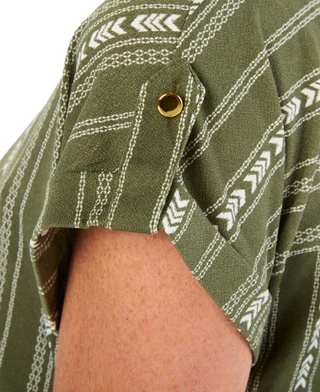 Thumbnail 3: Fifty Street Women's Short Sleeve Print Top 