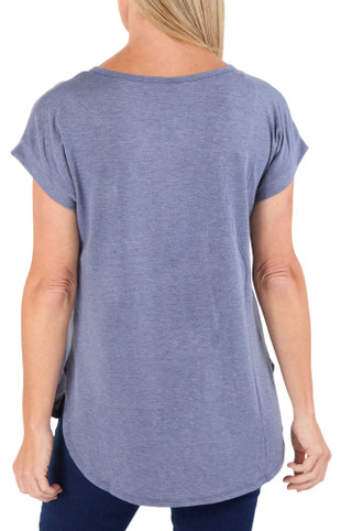 Thumbnail 2: Tru Self Women's Short Sleeve Dachshund Garphic Top 