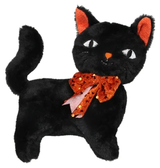 Thumbnail 1: Magical Season 11 in Black Cat Halloween Bow Tie Decor 