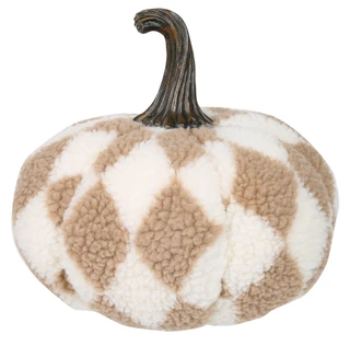 Thumbnail 1: Magical Season 9 in Checkerboard Sherpa Pumpkin Home Decor 