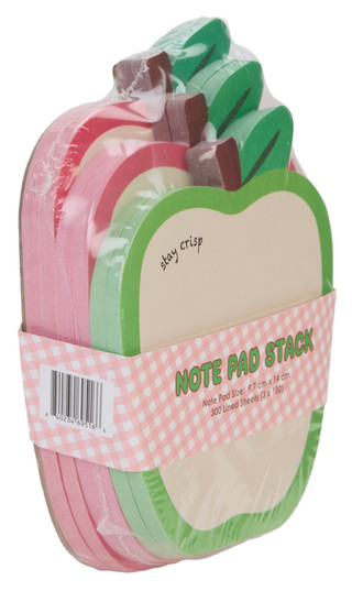 Thumbnail 2: VOTUM 3 Pk Apple Note Pad Stack 