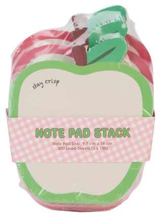 Thumbnail 1: VOTUM 3 Pk Apple Note Pad Stack 