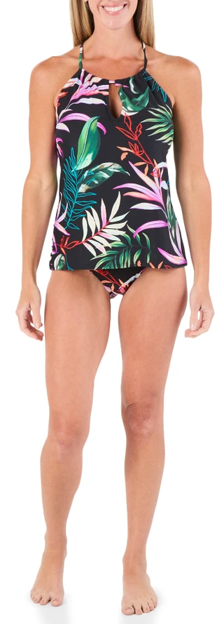 Thumbnail 1: CARMEN MARC VALVO Women's 2 Pc Tankini Set 