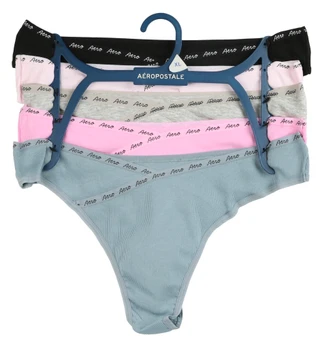 Thumbnail 1: Aeropostale Juniors 5 Pk Ribbed Thong Panties 