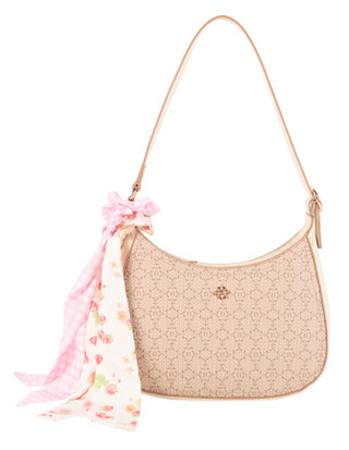 Thumbnail 1: Nanette Lepore Matilda Logo Shoulder Bag with 2 Hair Scrunchie Bows 