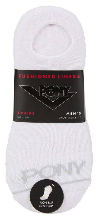 Thumbnail 1: Pony Men's 8 Pk Liner Socks 