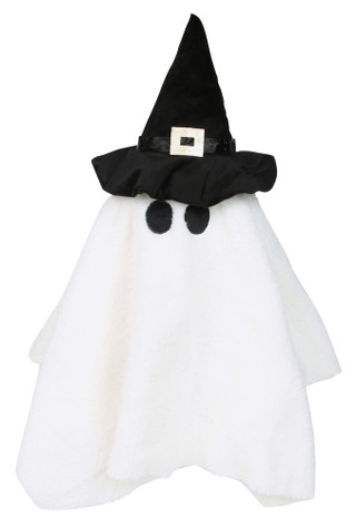 Thumbnail 1: Magical Season 16 in Plush Ghost in Witch Hat Halloween Decor 