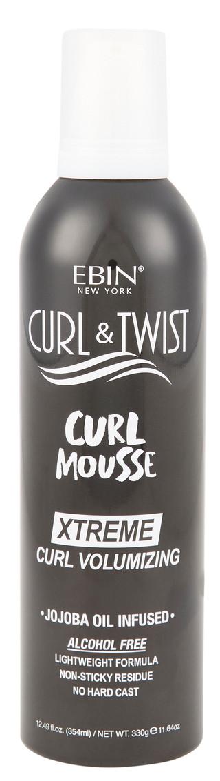 Thumbnail 1: Ebin New York 12 oz Xtreme Curl Volumizing Mousse 
