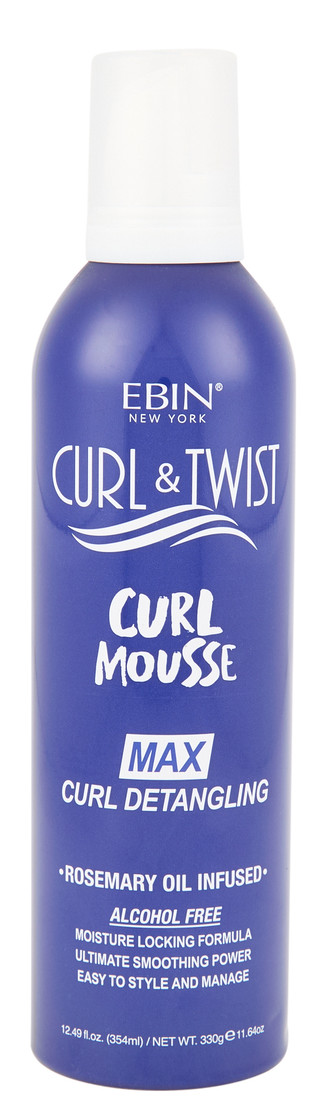 Thumbnail 1: Ebin New York 12 oz Max Curl Detangling Curl Mousse 