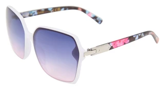 Thumbnail 1: Nannette Lepore White Frame Sunglasses 