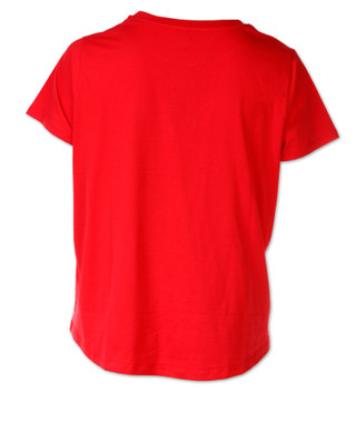 Thumbnail 2: Club 76 Women's Plus Americana Patchwork Flag Tee 