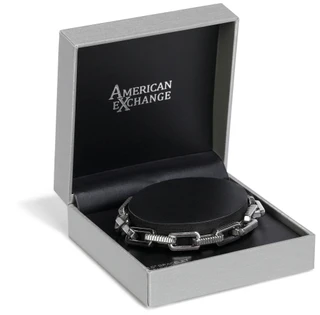 Thumbnail 1: AMERICAN EXCHANGE Men's 8.5 in Stainless Steel Bracelet 