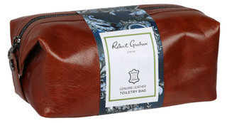 Thumbnail 1: ROBERT GRAHAM Manhattan Travel Shave Kit with Refillable Bottle 