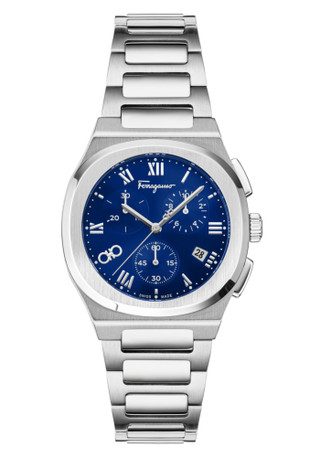 Thumbnail 1: FERRAGAMO Designer 38MM Blue Dial Watch 