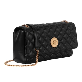 Thumbnail 5: Versace Womens Designer Quilted Leather Shoulder Bag 
