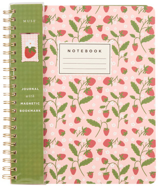 Thumbnail 1: Muse Spiral Bound Journal with Magnetic Bookmark 